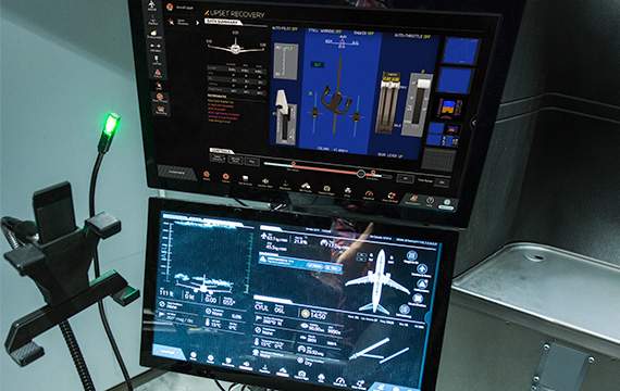 CAE 7000XR Series Level D Full-flight Simulator, photo on CAE