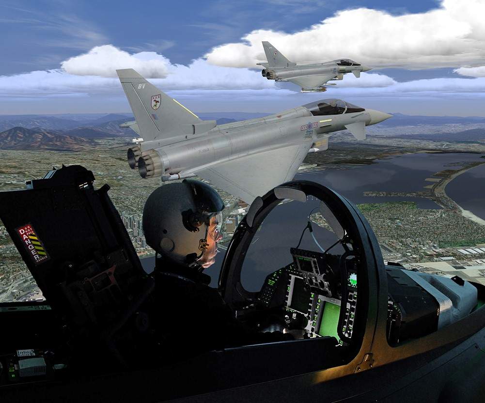 The CAE Medallion MR e-Series visual system has been selected for the Typhoon full-mission simulator