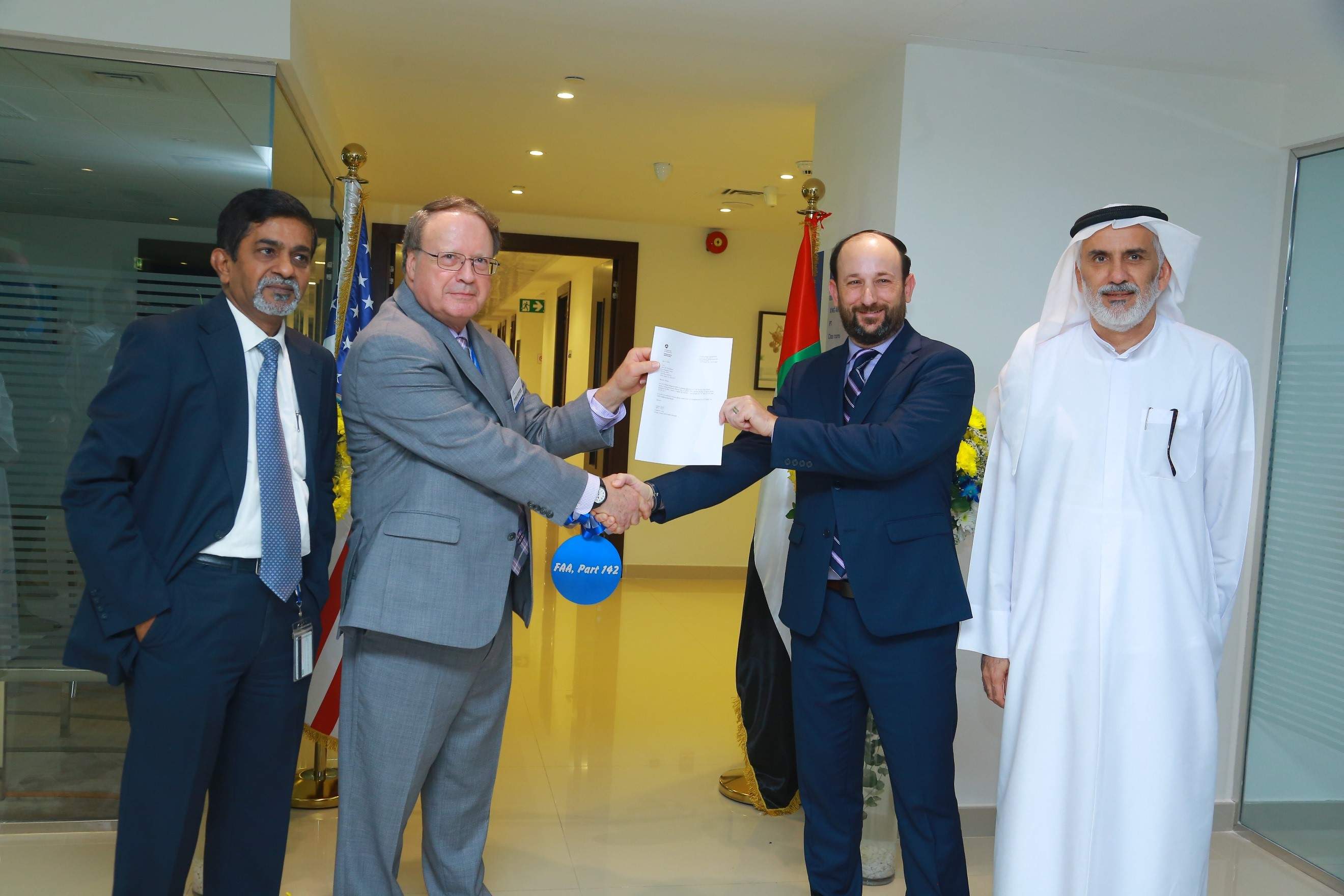 CAE and Abu Dhabi Aviation Training Centre receive FAA Part 142 certification for new Embraer ERJ145