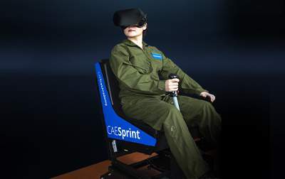 CAESprint Simulateur en réalité virtuelle (RV)