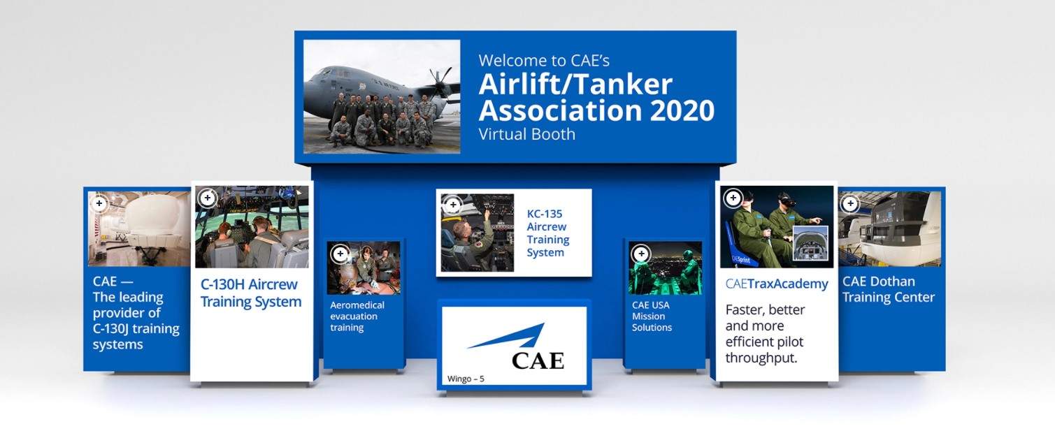 Virtual Airlift/Tanker Association Convention 2020, photo on CAE
